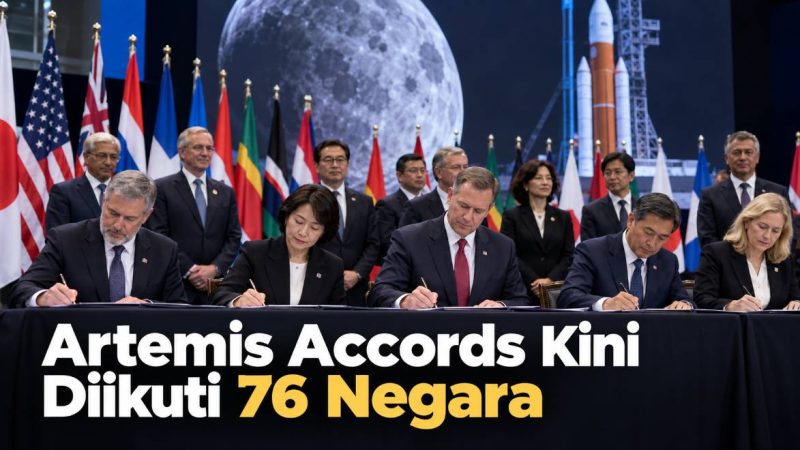 Artemis Accords Kini Diikuti 76 Negara