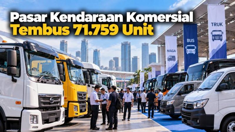 Pasar Kendaraan Komersial Tembus 71.759 Unit